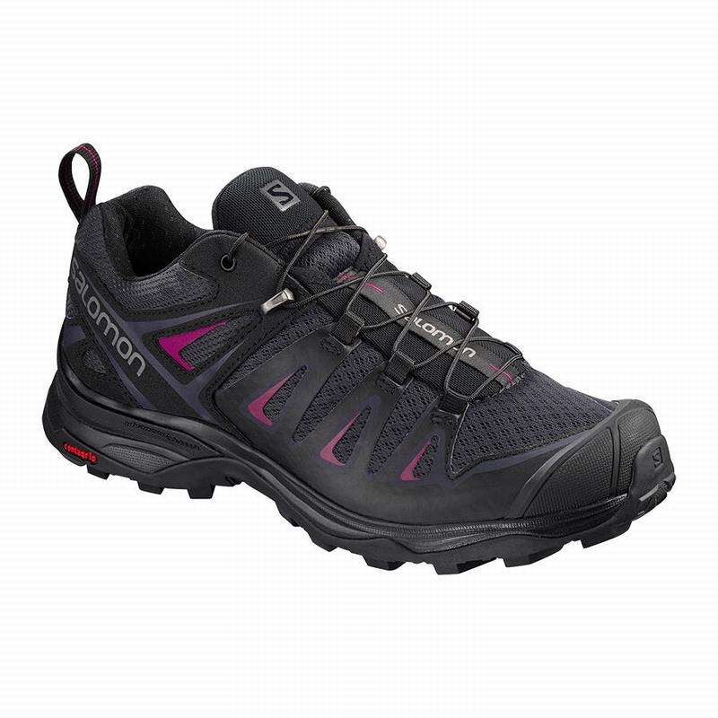 SALOMON UK X ULTRA 3 - Womens Hiking Shoes Deep Grey/Black,DWMA05329